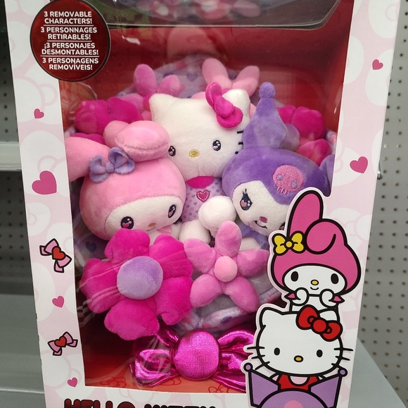 Hello Kitty Plush Toy Set - Pink and Purple - Picture 4 of 4